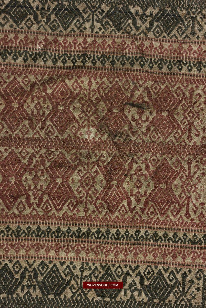 524 Antique Tampan Ship Cloth-WOVENSOULS-Antique-Vintage-Textiles-Art-Decor