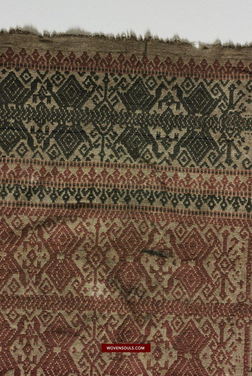 524 Antique Tampan Ship Cloth-WOVENSOULS-Antique-Vintage-Textiles-Art-Decor
