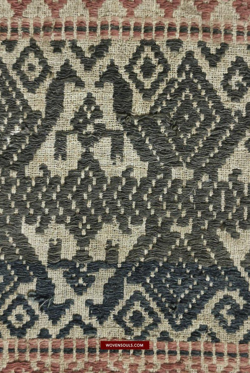 524 Antique Tampan Ship Cloth-WOVENSOULS-Antique-Vintage-Textiles-Art-Decor