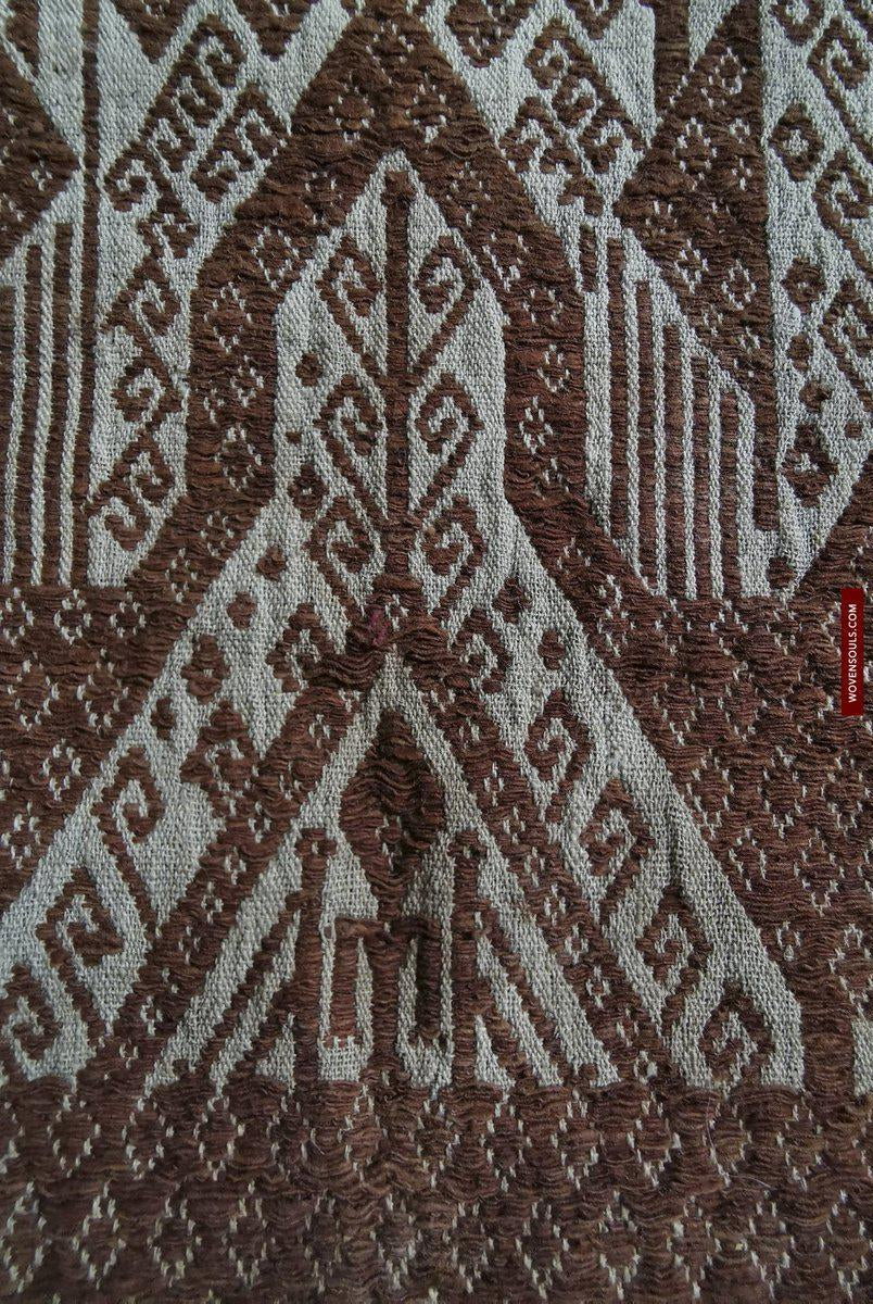 526 RARE Antique Sumatran Tampan Ship cloth Textile Art-WOVENSOULS-Antique-Vintage-Textiles-Art-Decor