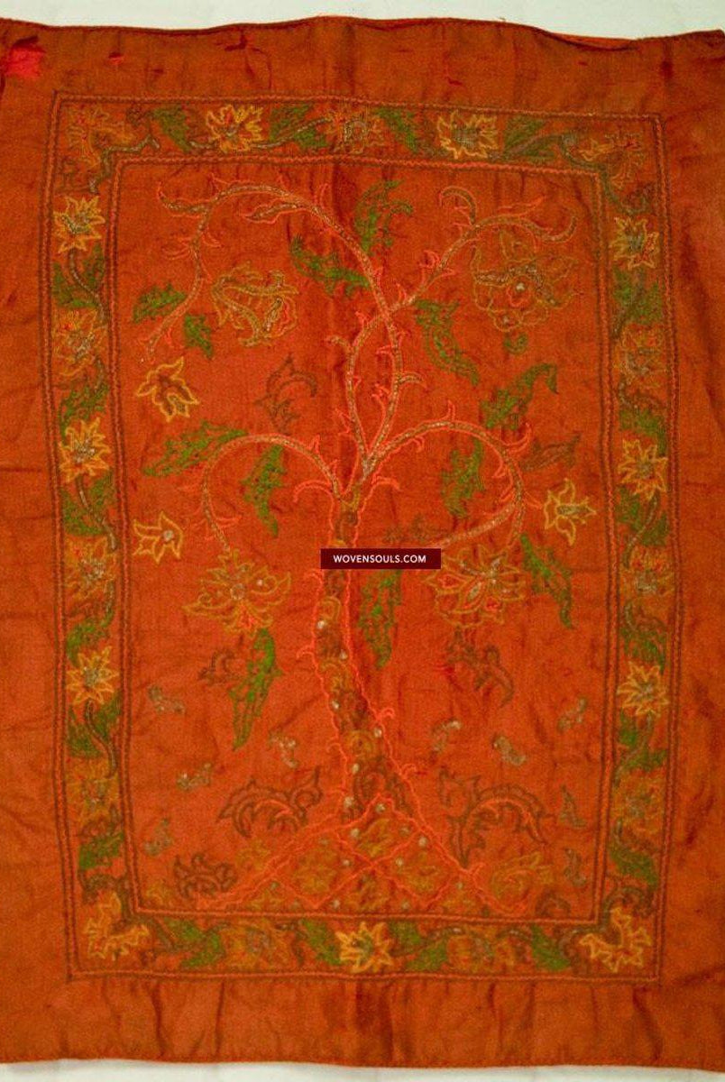 542 Orissa Metal Embroidery-WOVENSOULS-Antique-Vintage-Textiles-Art-Decor