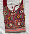5512 MIXED LOT - 5 Sling Bags made of Vintage Textile fragments-WOVENSOULS-Antique-Vintage-Textiles-Art-Decor