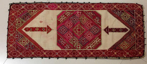 597 Antique Swat Valley Textile Art Embroidery Pillow Case-WOVENSOULS-Antique-Vintage-Textiles-Art-Decor