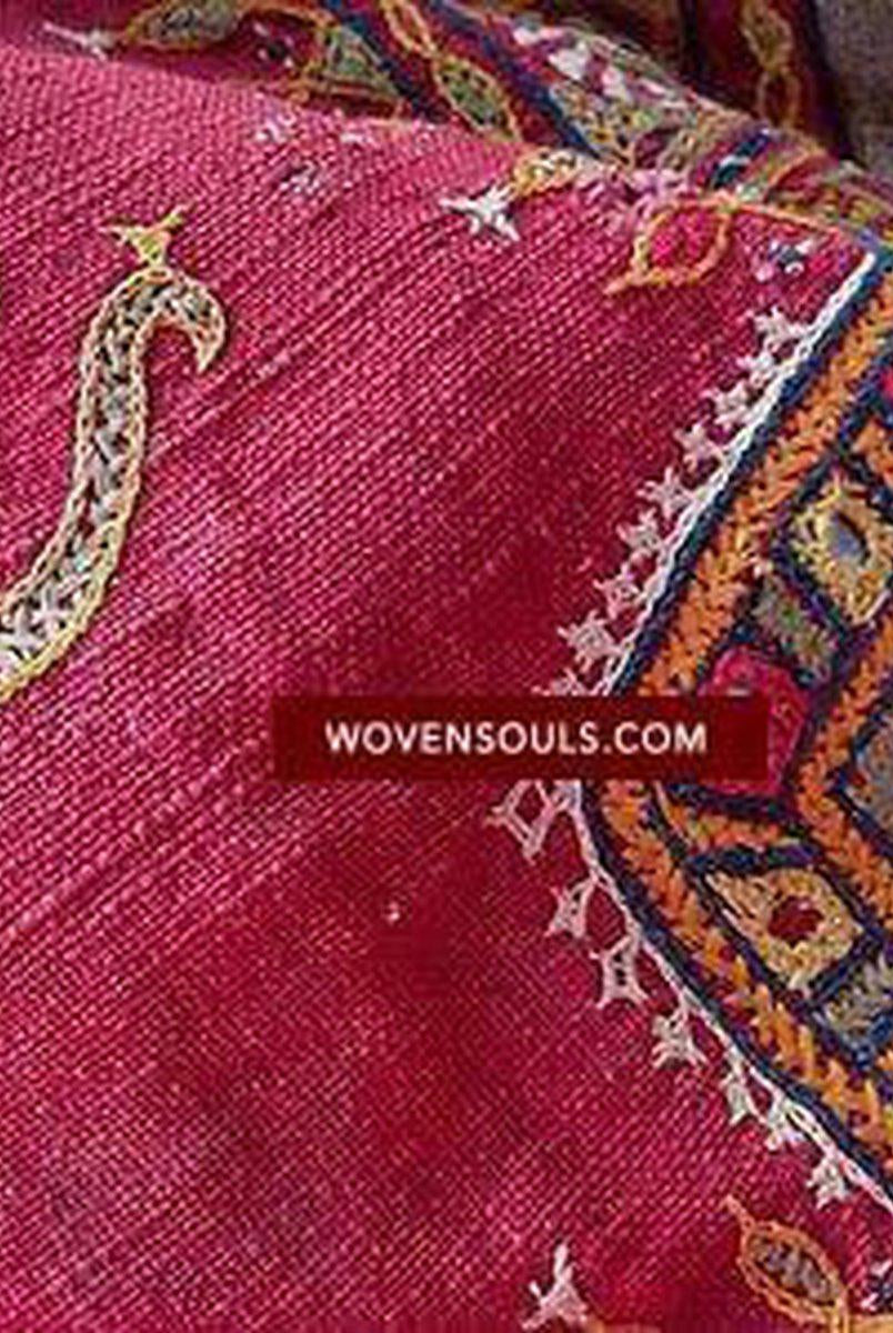 689 Large Sling Bag made of Antique Indian Textile-WOVENSOULS-Antique-Vintage-Textiles-Art-Decor
