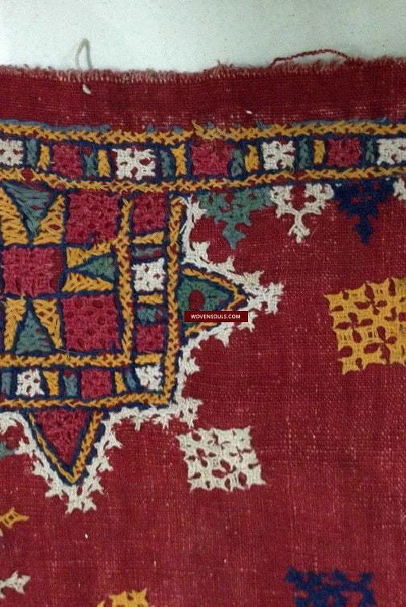 696 pièce carrée-WOVENSOULS-Antique-Vintage-Textiles-Art-Décor