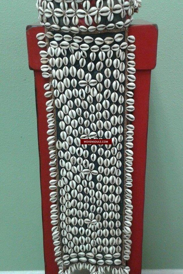 707 Semi-antique Banjara Indhoni decorated with cowrie shells-WOVENSOULS-Antique-Vintage-Textiles-Art-Decor