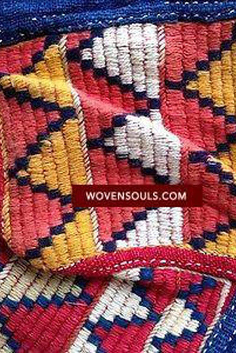 708 SOLD Rare Banjara Choli Blouse - Handspun cotton - Handwoven Cloth Handstitched Garment-WOVENSOULS-Antique-Vintage-Textiles-Art-Decor
