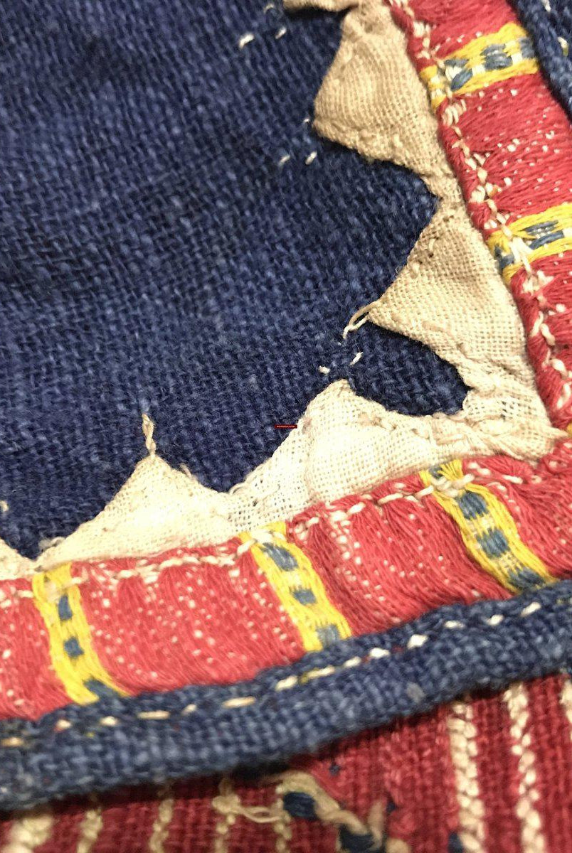 708 SOLD Rare Banjara Choli Blouse - Handspun cotton - Handwoven Cloth Handstitched Garment-WOVENSOULS-Antique-Vintage-Textiles-Art-Decor