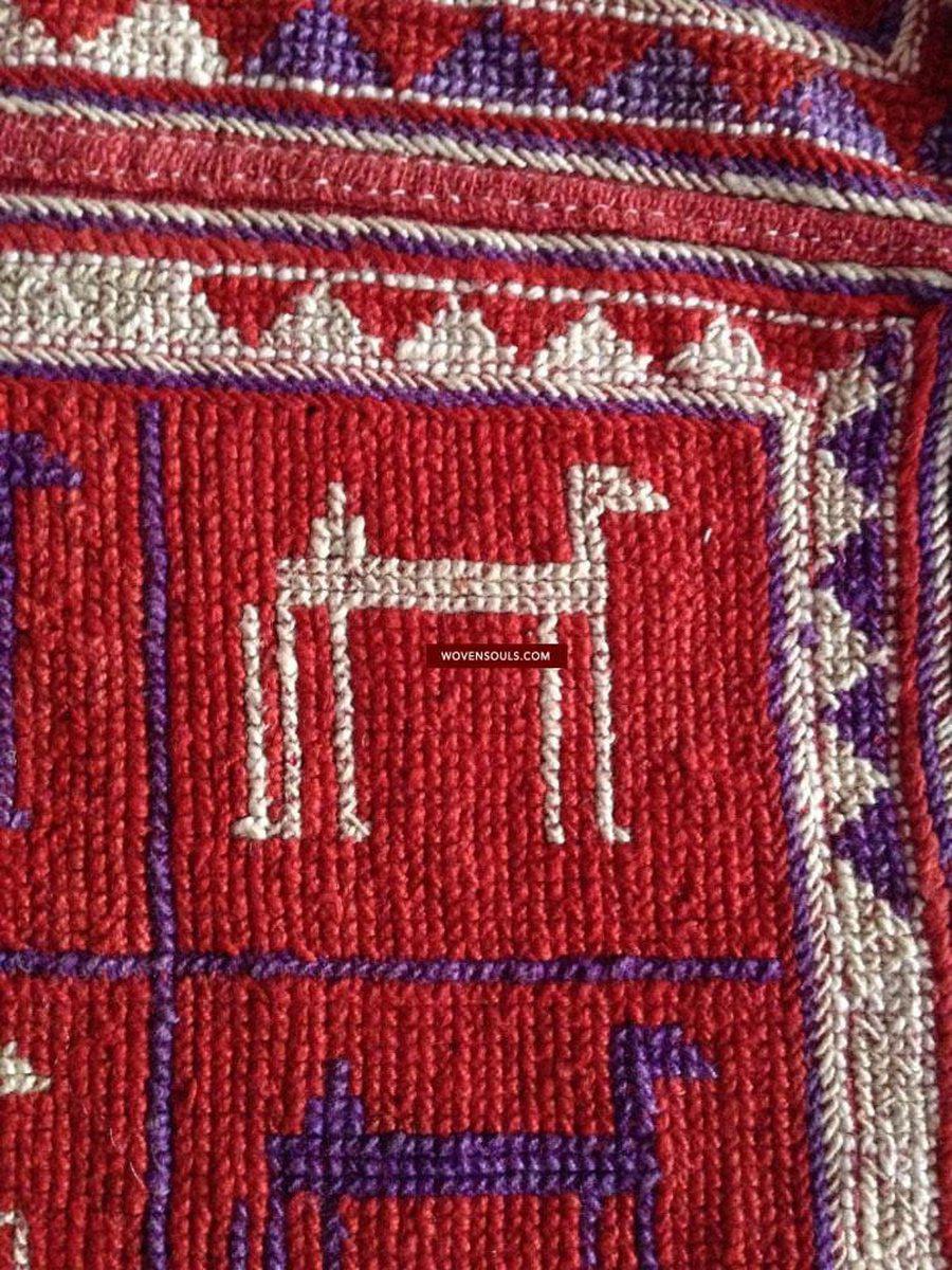 709 SOLD Rare Banjara Choli Blouse - Handspun cotton - Handwoven Cloth Handstitched Garment-WOVENSOULS-Antique-Vintage-Textiles-Art-Decor