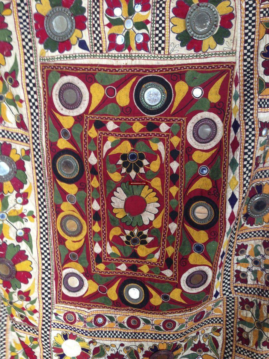 724 Vintage Dhaniyo - Textile Art Wall Decor-WOVENSOULS-Antique-Vintage-Textiles-Art-Decor