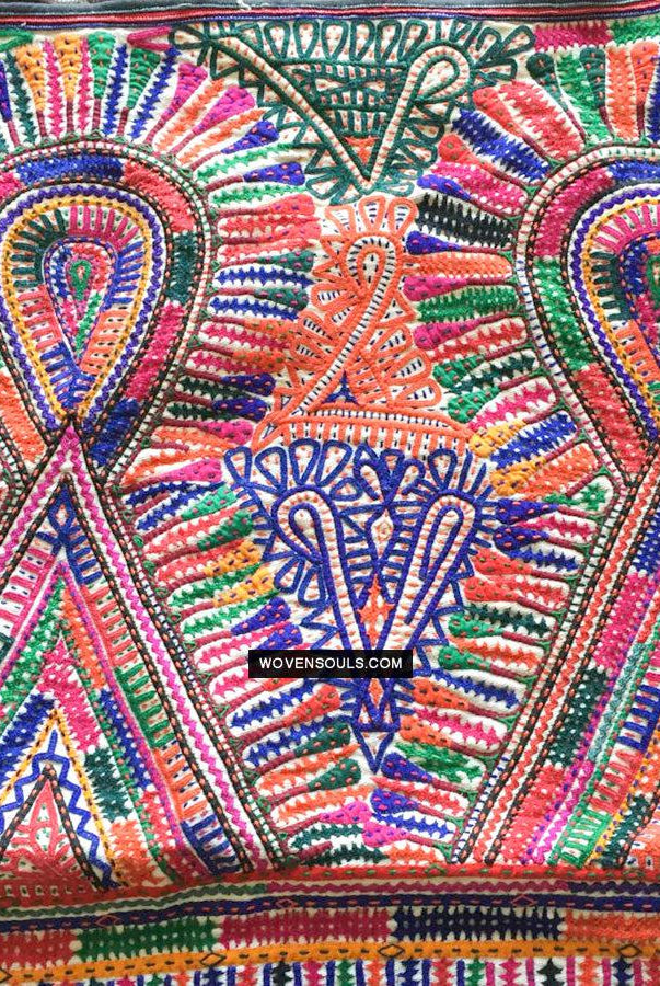 734 Vintage Rabari Dowry Bag-WOVENSOULS Antique Textiles & Art Gallery