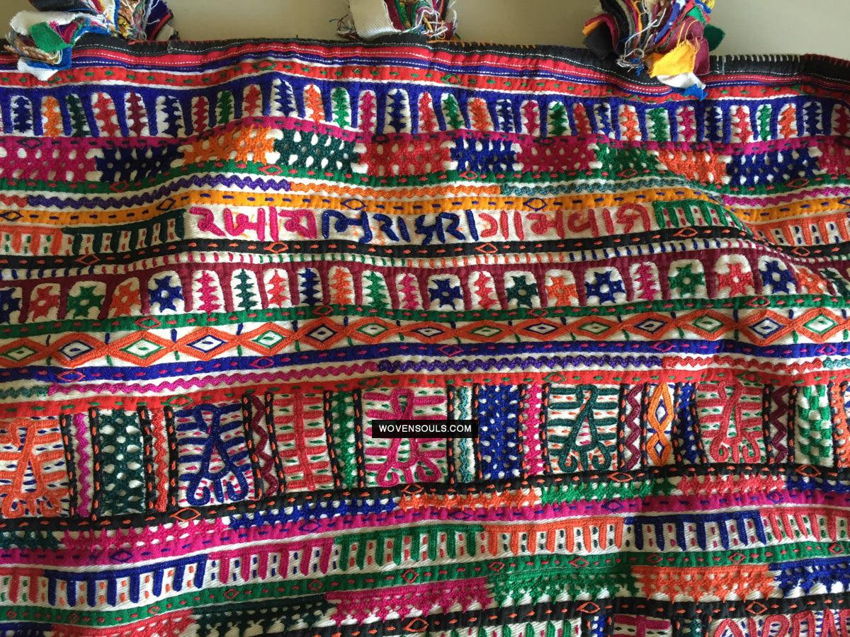 734 Vintage Rabari Dowry Bag-WOVENSOULS Antique Textiles & Art Gallery