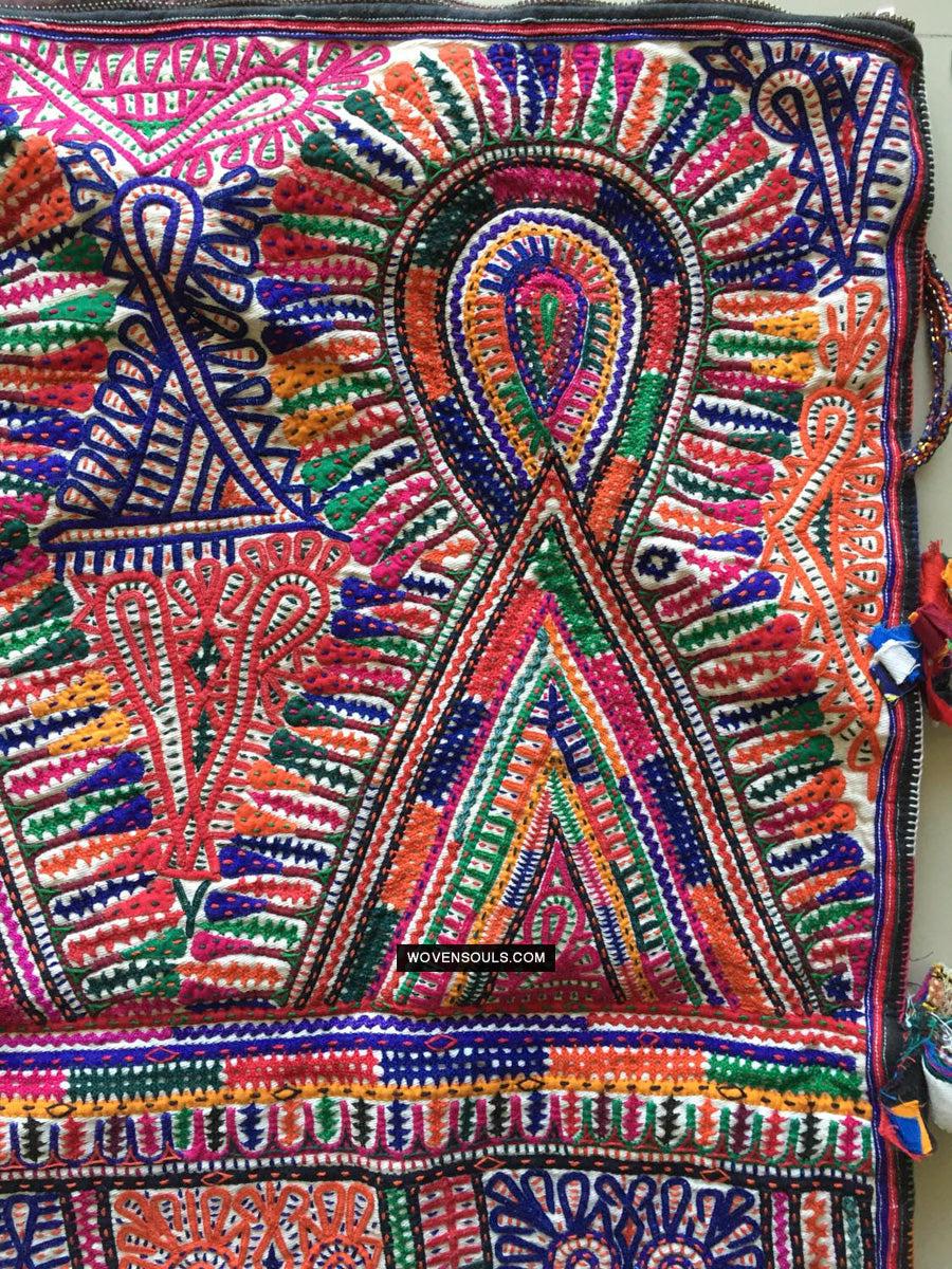 734 Vintage Rabari Dowry Bag-WOVENSOULS Antique Textiles & Art Gallery