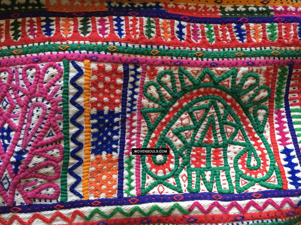 734 Vintage Rabari Dowry Bag-WOVENSOULS Antique Textiles & Art Gallery