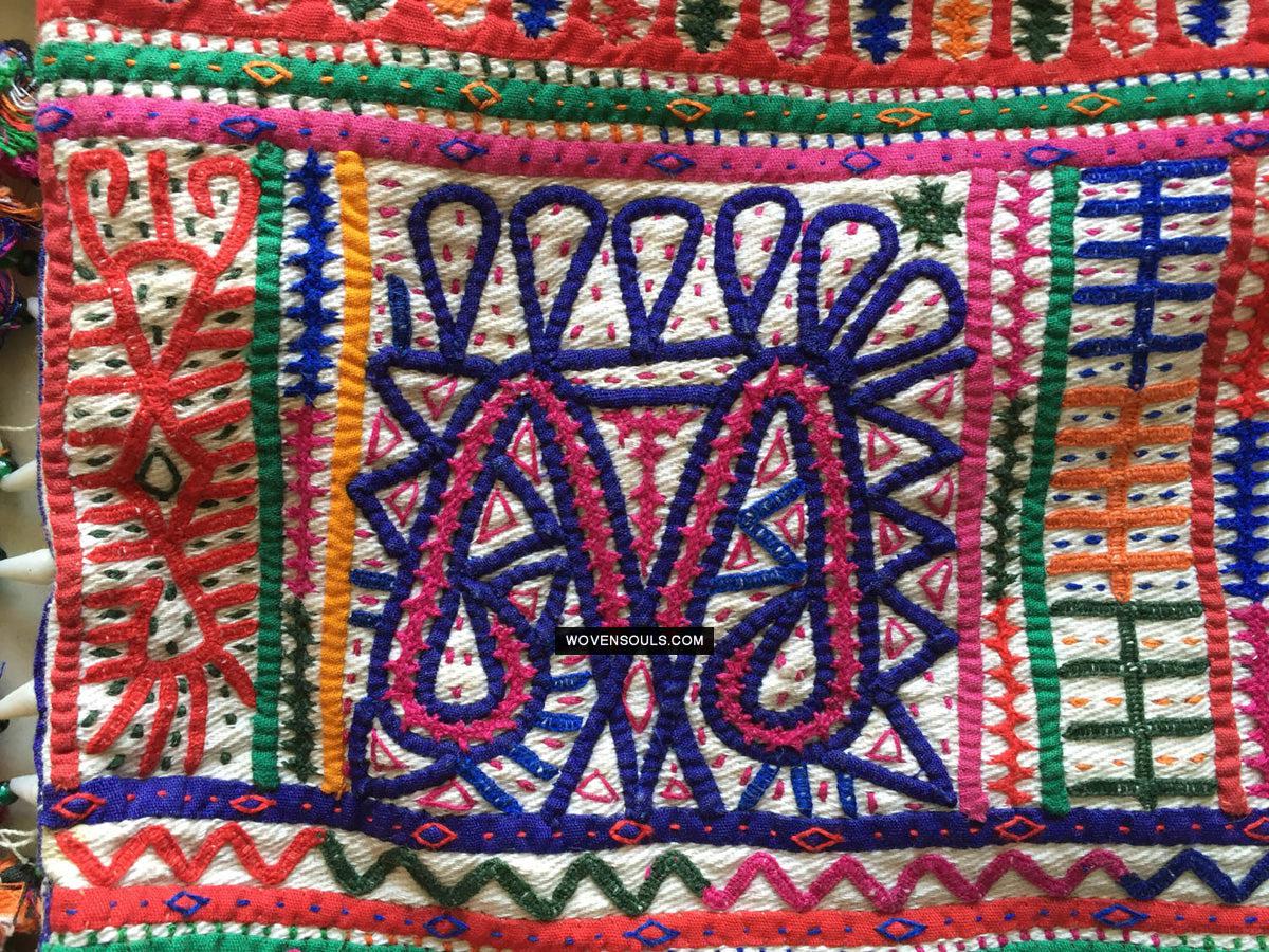 734 Vintage Rabari Dowry Bag-WOVENSOULS Antique Textiles & Art Gallery