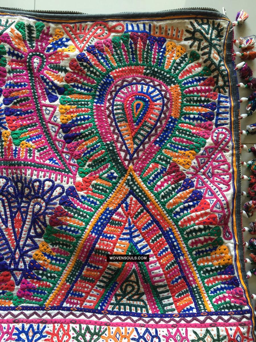734 Vintage Rabari Dowry Bag-WOVENSOULS Antique Textiles & Art Gallery