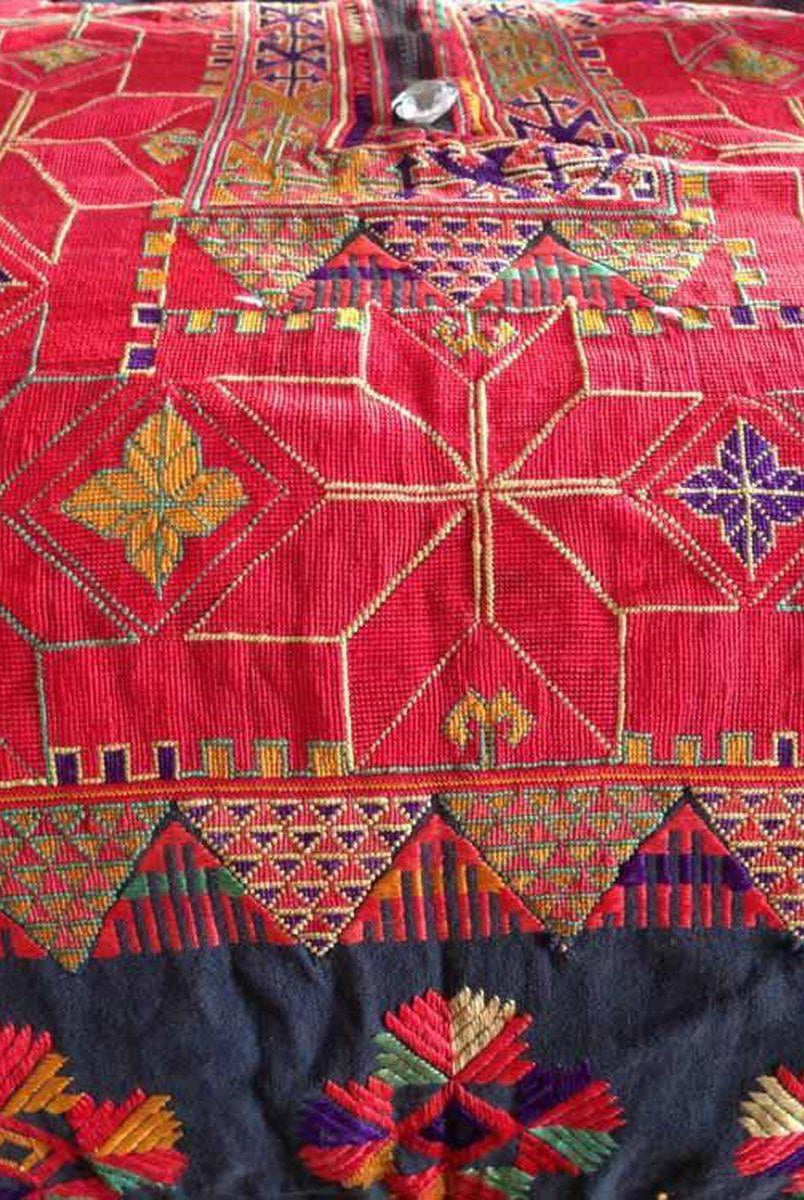 747 Vintage Kohistan Bridal Dress with Superfine Embroidery-WOVENSOULS-Antique-Vintage-Textiles-Art-Decor