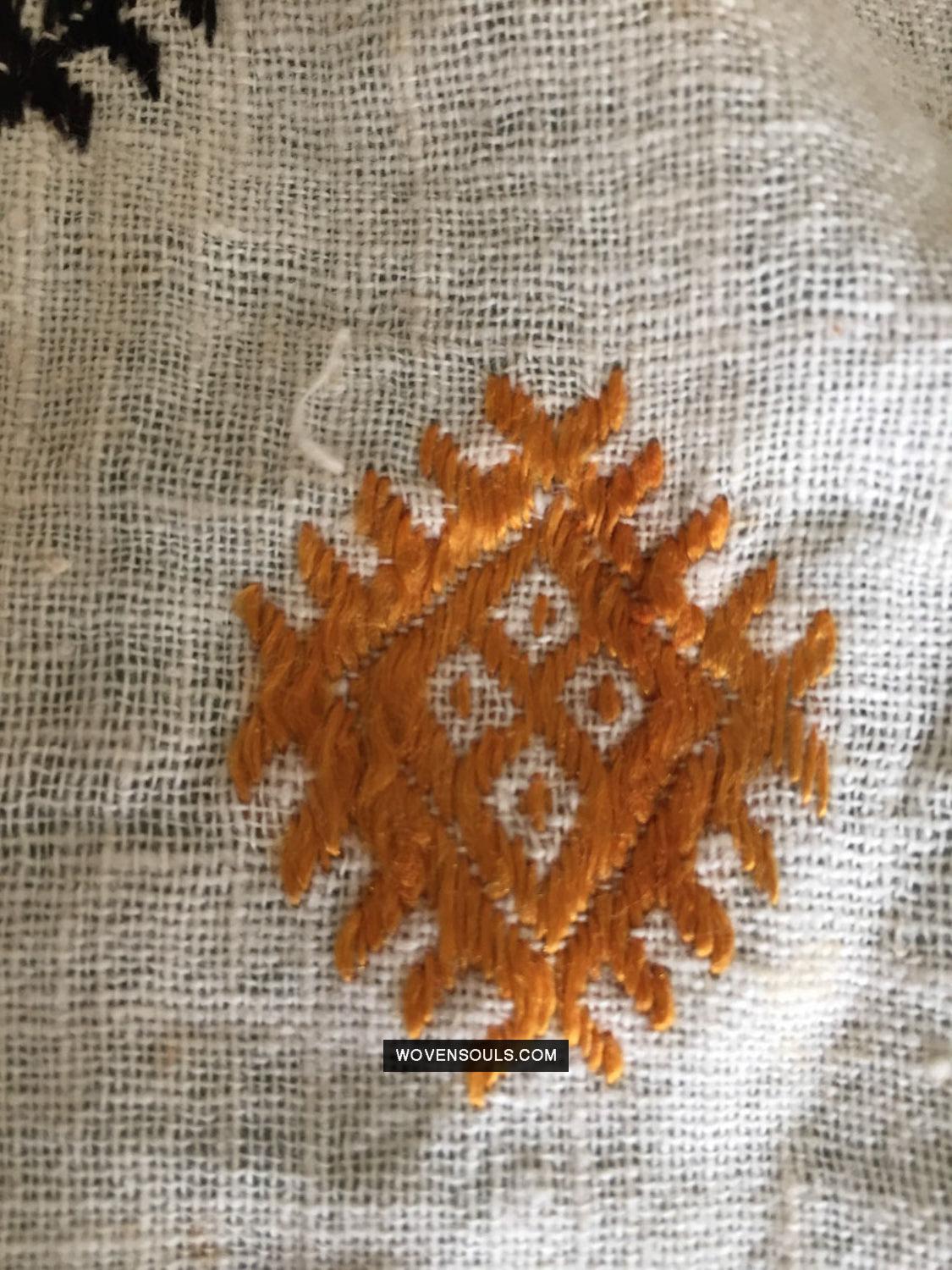 863 Rare Nuristan Shawl - WOVENSOULS Antique Vintage Art Interior Decor