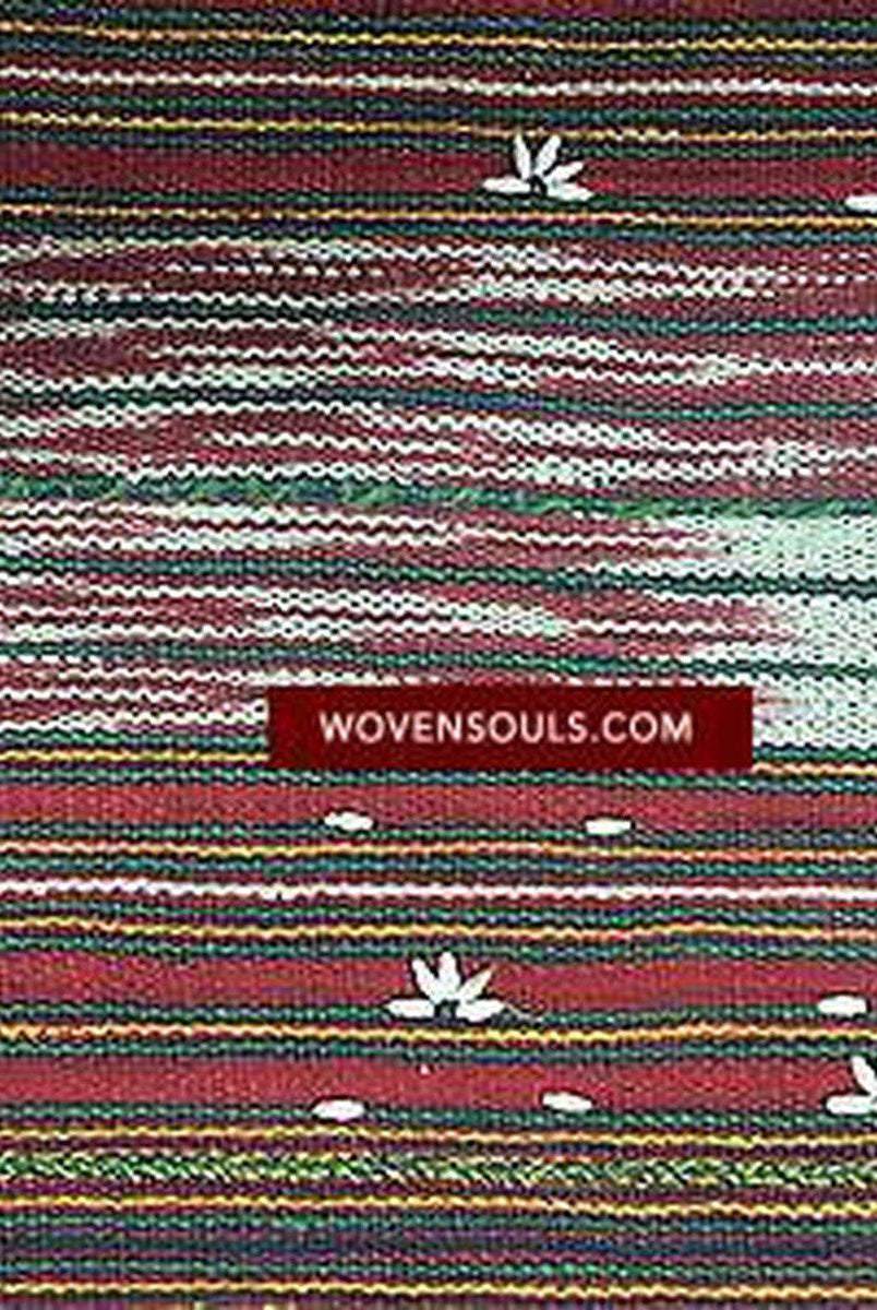 884 Seltenes Vintage burmesisches Hilltribe-Textil mit Hiobstränensamen-WOVENSOULS-Antike-Vintage-Textilien-Kunst-Dekor