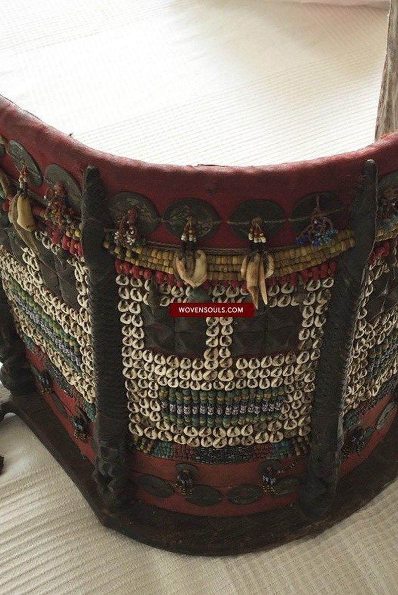 886 MASTERPIECE - Antique Maloh Dayak Baby Carrier from Borneo-WOVENSOULS-Antique-Vintage-Textiles-Art-Decor