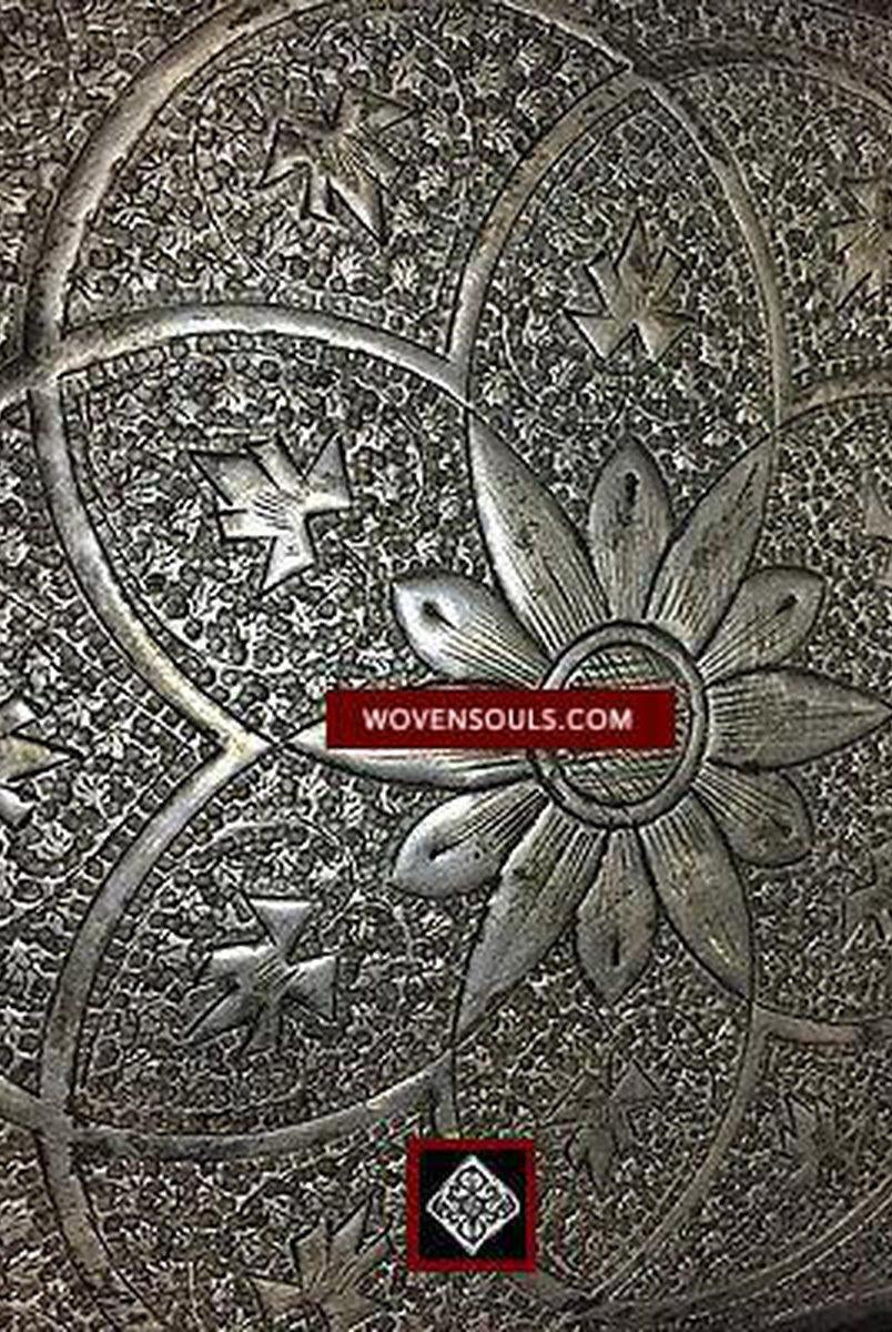 890 Miroir d’héritage rare de la famille Parsi Zorastrian-WOVENSOULS-Antique-Vintage-Textiles-Art-Décor