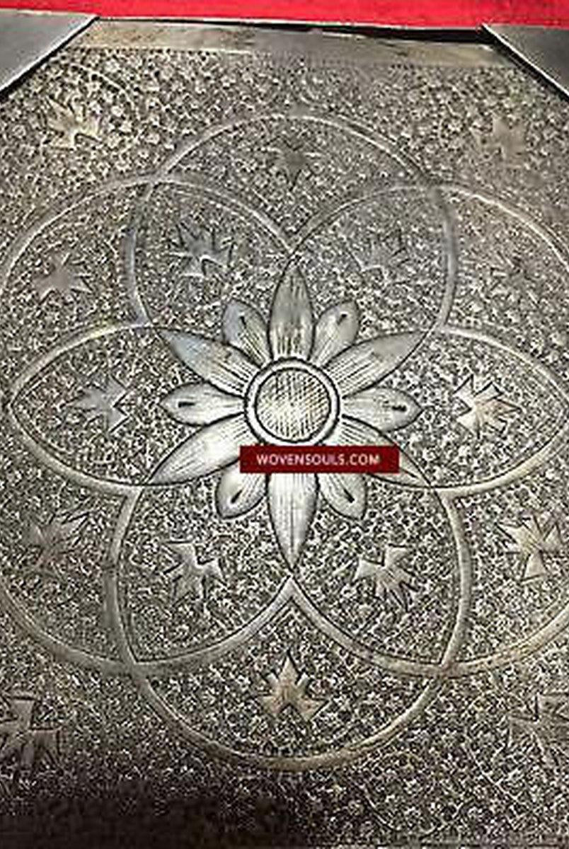 890 Miroir d’héritage rare de la famille Parsi Zorastrian-WOVENSOULS-Antique-Vintage-Textiles-Art-Décor