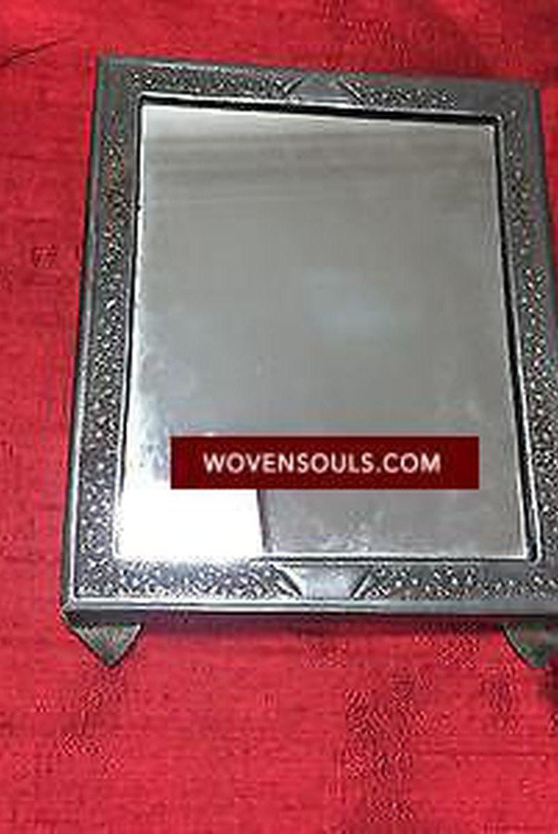 890 Miroir d’héritage rare de la famille Parsi Zorastrian-WOVENSOULS-Antique-Vintage-Textiles-Art-Décor