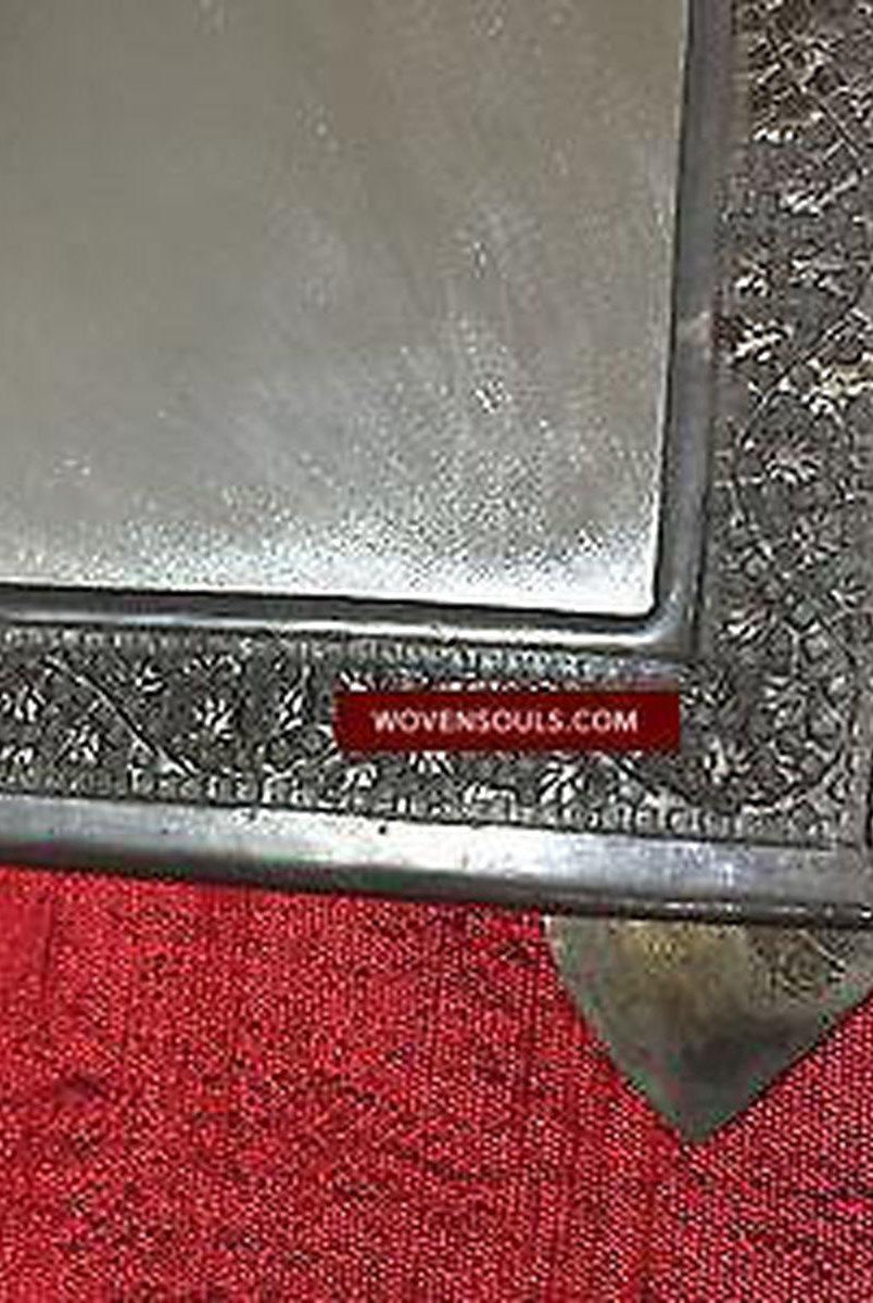 890 Miroir d’héritage rare de la famille Parsi Zorastrian-WOVENSOULS-Antique-Vintage-Textiles-Art-Décor