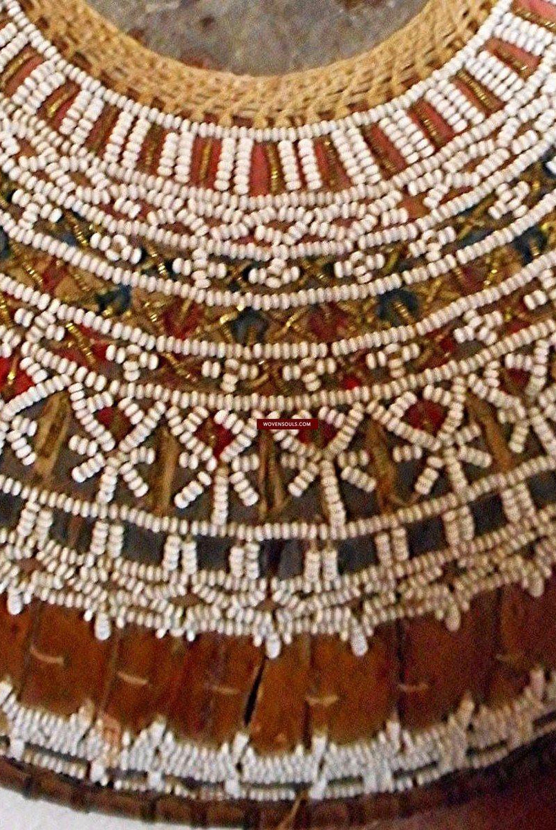 894 SOLD Bali Basket Fine Beads-WOVENSOULS-Antique-Vintage-Textiles-Art-Decor