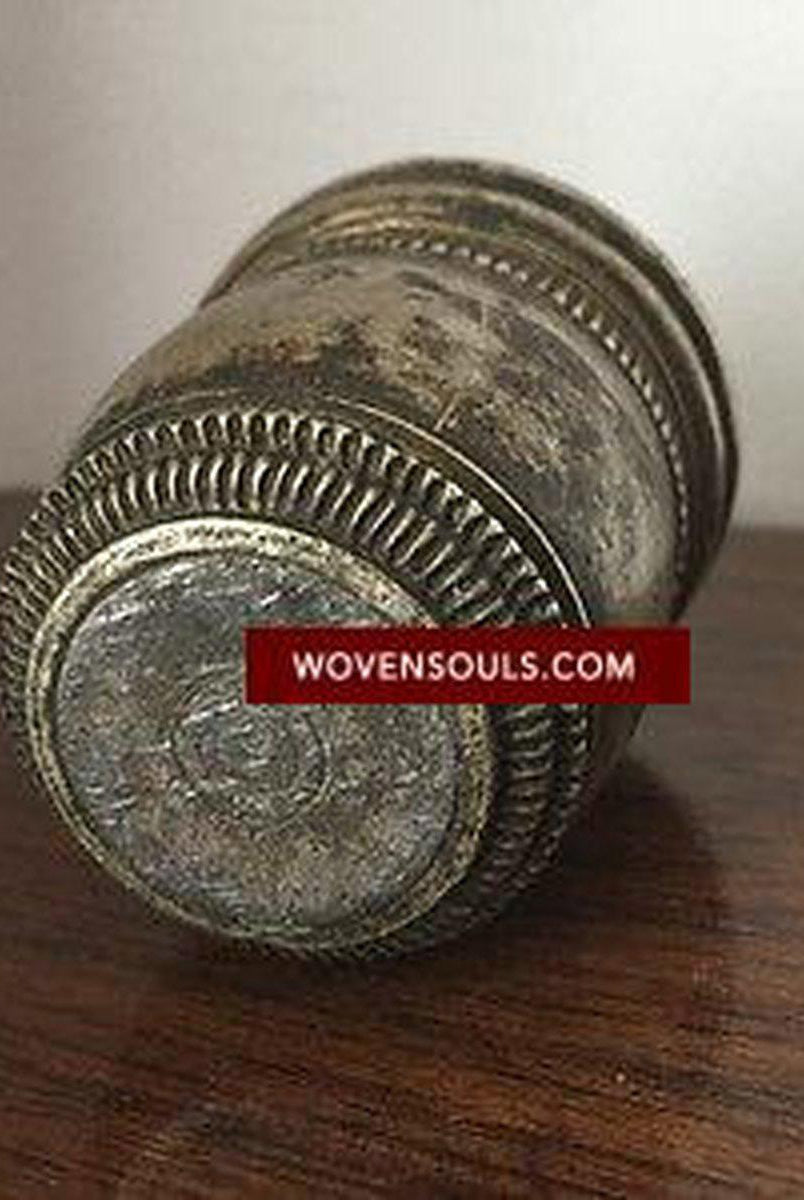 895 Superb Kumkum Sindoor Box from South India-WOVENSOULS-Antique-Vintage-Textiles-Art-Decor