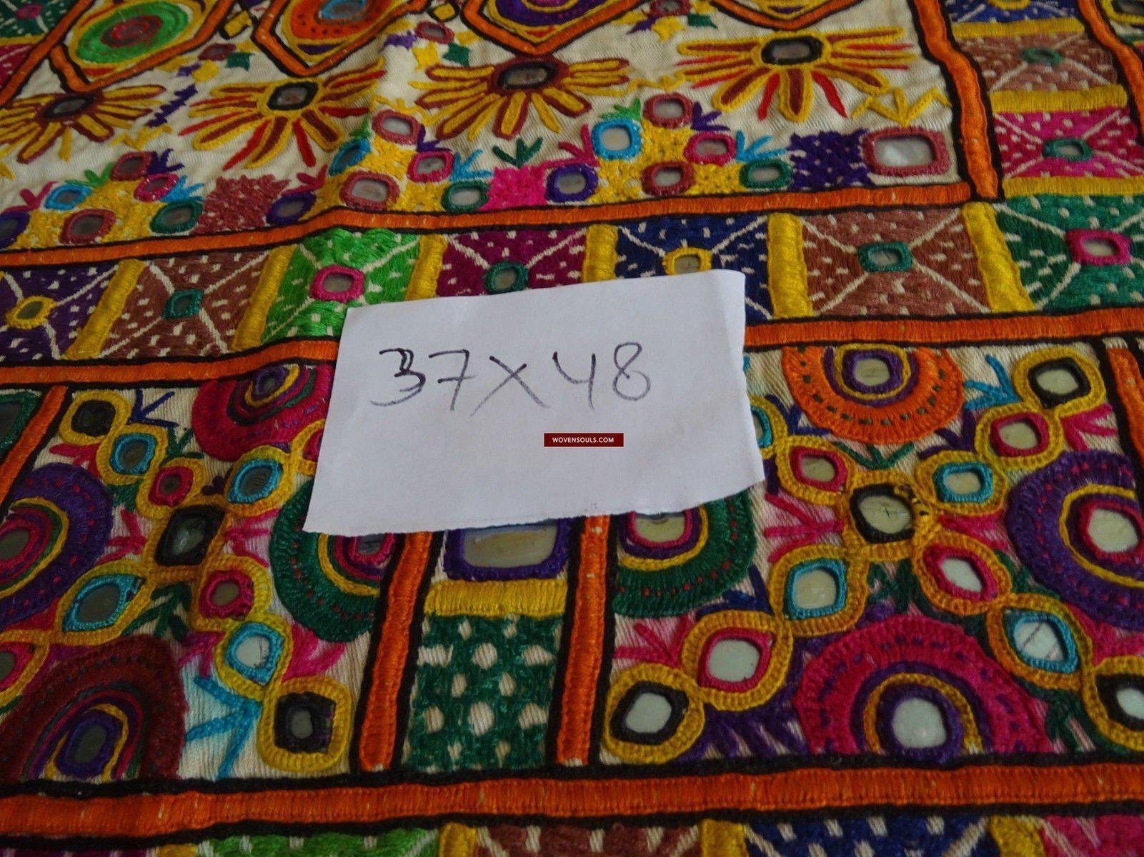 904 Vintage Dhaniyo Wall Decor Textile Kutch Gujarat-WOVENSOULS-Antique-Vintage-Textiles-Art-Decor