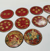 1381 Old Painted Ganjifa Playing Cards