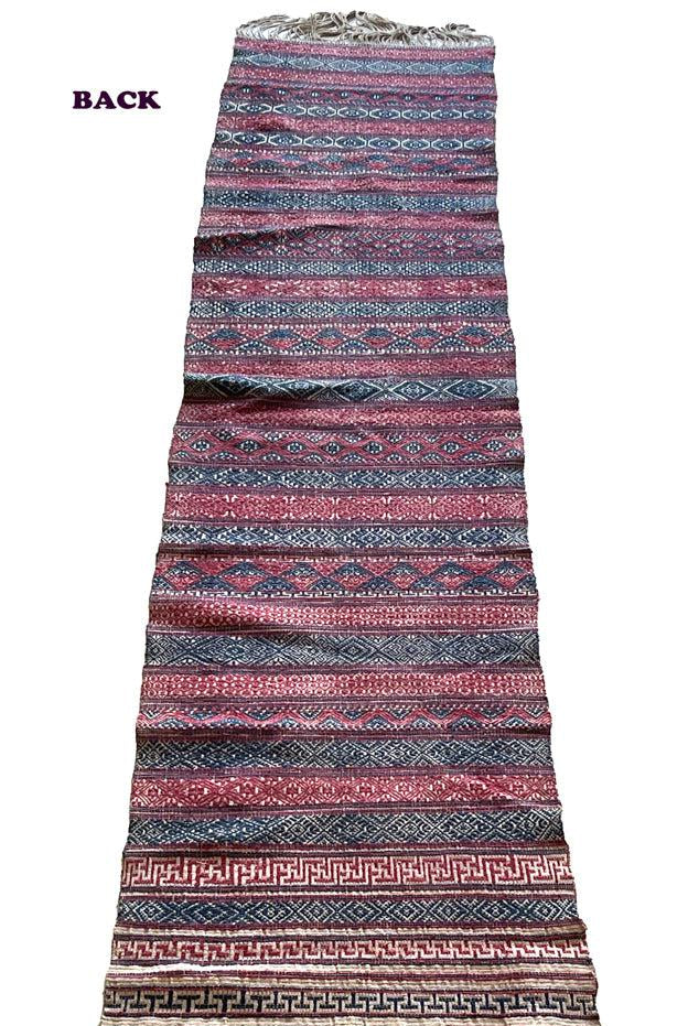 1783 Antike handgewebte Schärpe aus Bhutan in Museumsqualität – Kera – antikes Dekor, ethnische Kunst