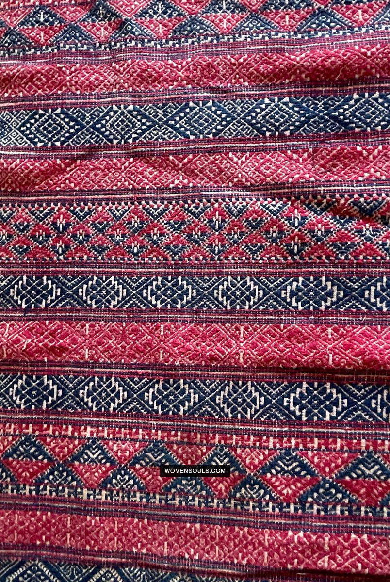 1783 Antike handgewebte Schärpe aus Bhutan in Museumsqualität – Kera – antikes Dekor, ethnische Kunst