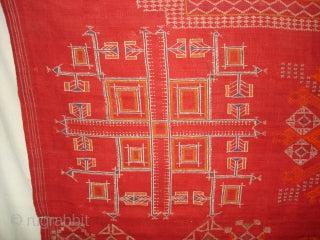 800 Shekhawati Bishnoi Shawl Rajasthan Textile Art - WOVENSOULS Antique Textiles & Art Gallery