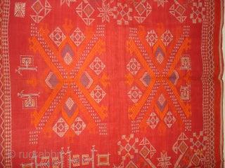 800 Shekhawati Bishnoi Shawl Rajasthan Textile Art - WOVENSOULS Antique Textiles & Art Gallery