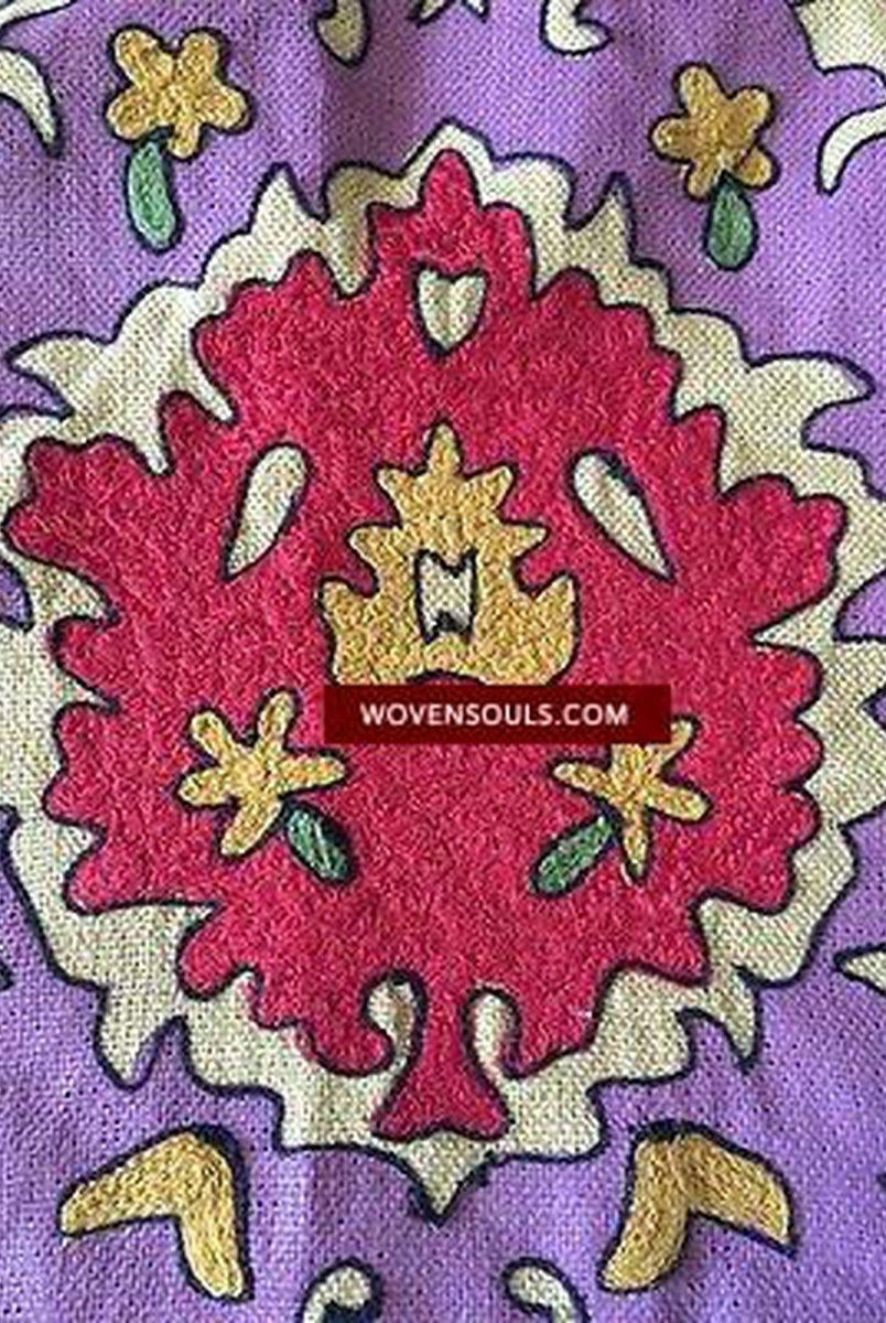 E116 VERKAUFT Algerische Stickerei Bemalte Textilplatte-WOVENSOULS-Antike-Vintage-Textilien-Kunst-Dekor