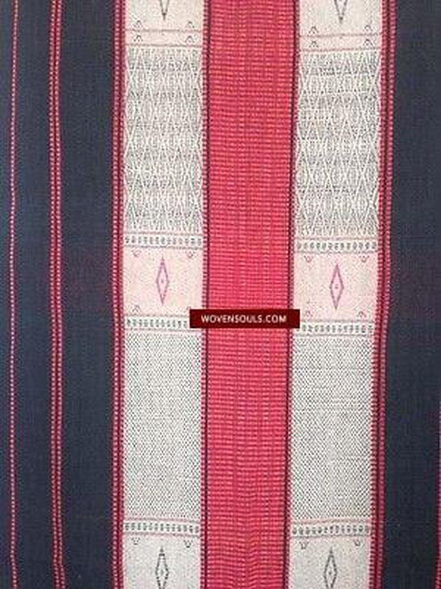 E187 Intricate Tribal Weaving from Myanmar - Recently Made 