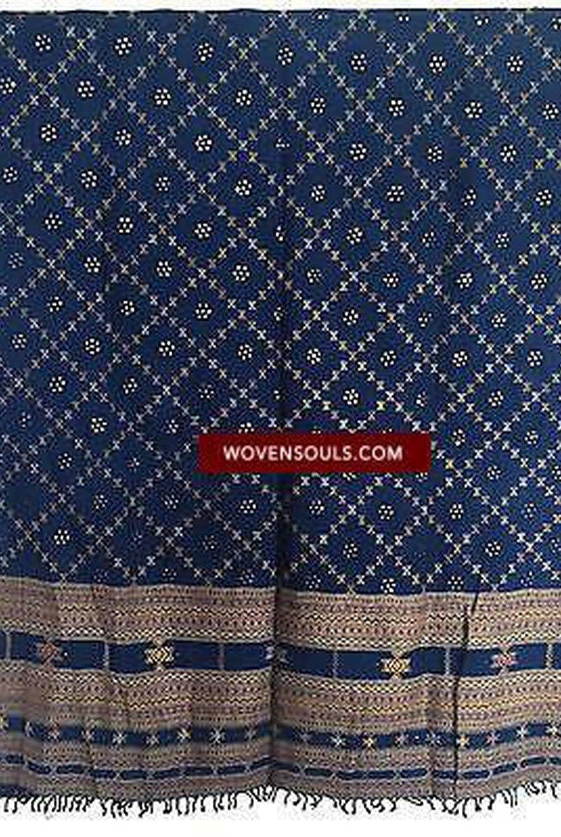 E220 SOLD Tribal Wool Shawl - Kutch - Recently Made-WOVENSOULS-Antique-Vintage-Textiles-Art-Decor