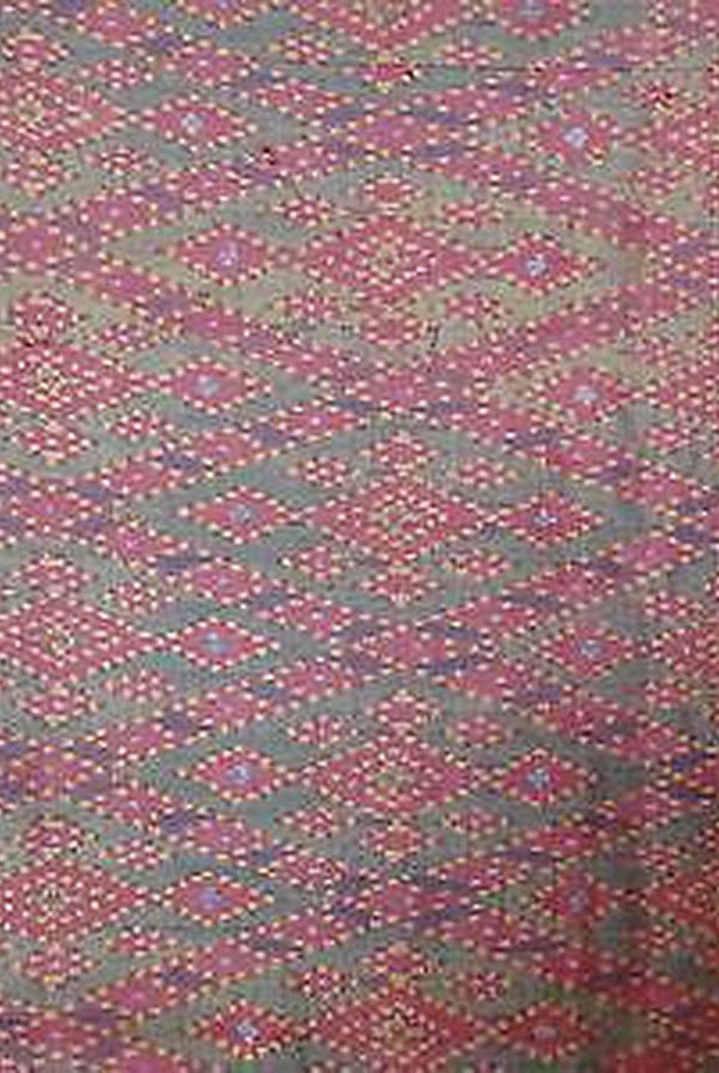 E505 VERKAUFT Antikes kambodschanisches Khmer-Ikat-Seiden-Sampot-Fragment-WOVENSOULS-Antike-Vintage-Textilien-Kunst-Dekor