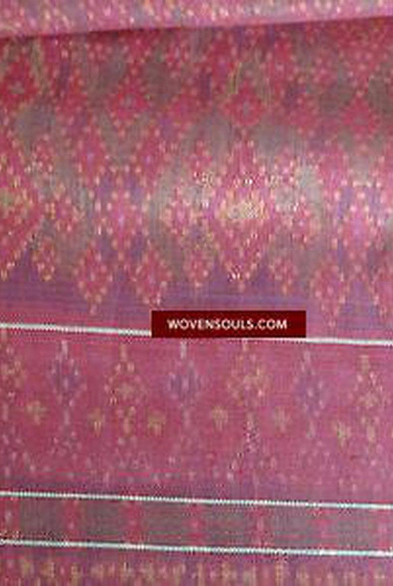 E505 VERKAUFT Antikes kambodschanisches Khmer-Ikat-Seiden-Sampot-Fragment-WOVENSOULS-Antike-Vintage-Textilien-Kunst-Dekor