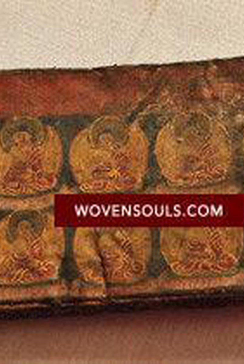 SOLD Antique Manuscript from Mustang-WOVENSOULS-Antique-Vintage-Textiles-Art-Decor
