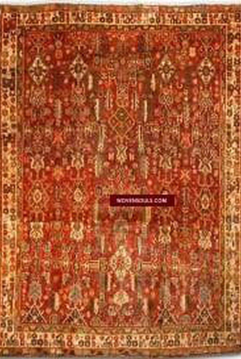 SOLD Antique Qashqai Rug-WOVENSOULS-Antique-Vintage-Textiles-Art-Decor