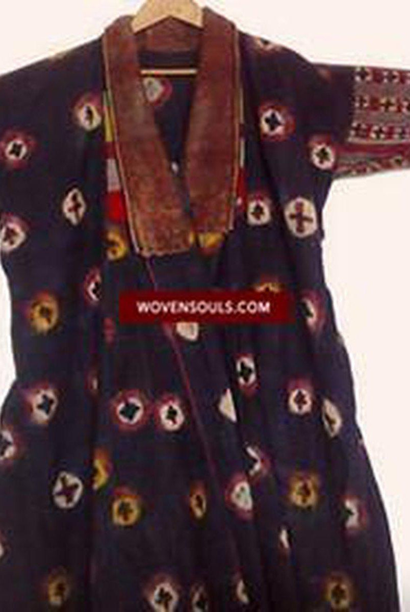 SOLD Antique Tibet Coat-WOVENSOULS-Antique-Vintage-Textiles-Art-Decor