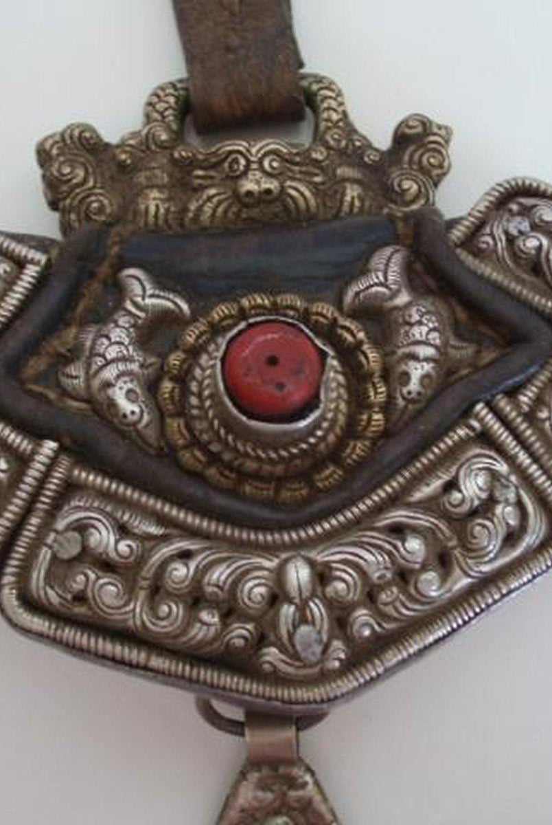 SOLD Antique Tibetan Purse-WOVENSOULS-Antique-Vintage-Textiles-Art-Decor