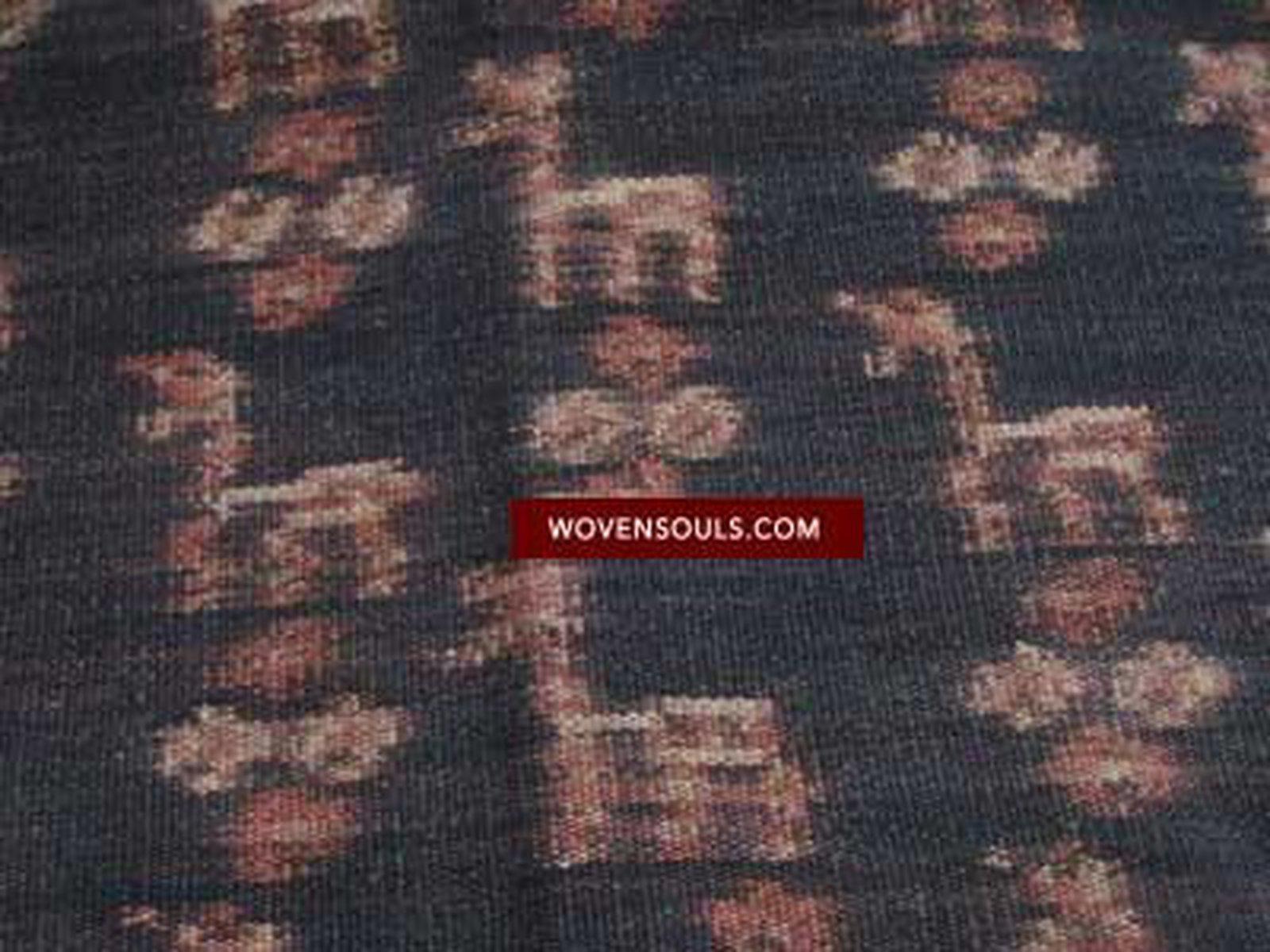 Old Ikat Sarong with Animals-WOVENSOULS-Antique-Vintage-Textiles-Art-Decor