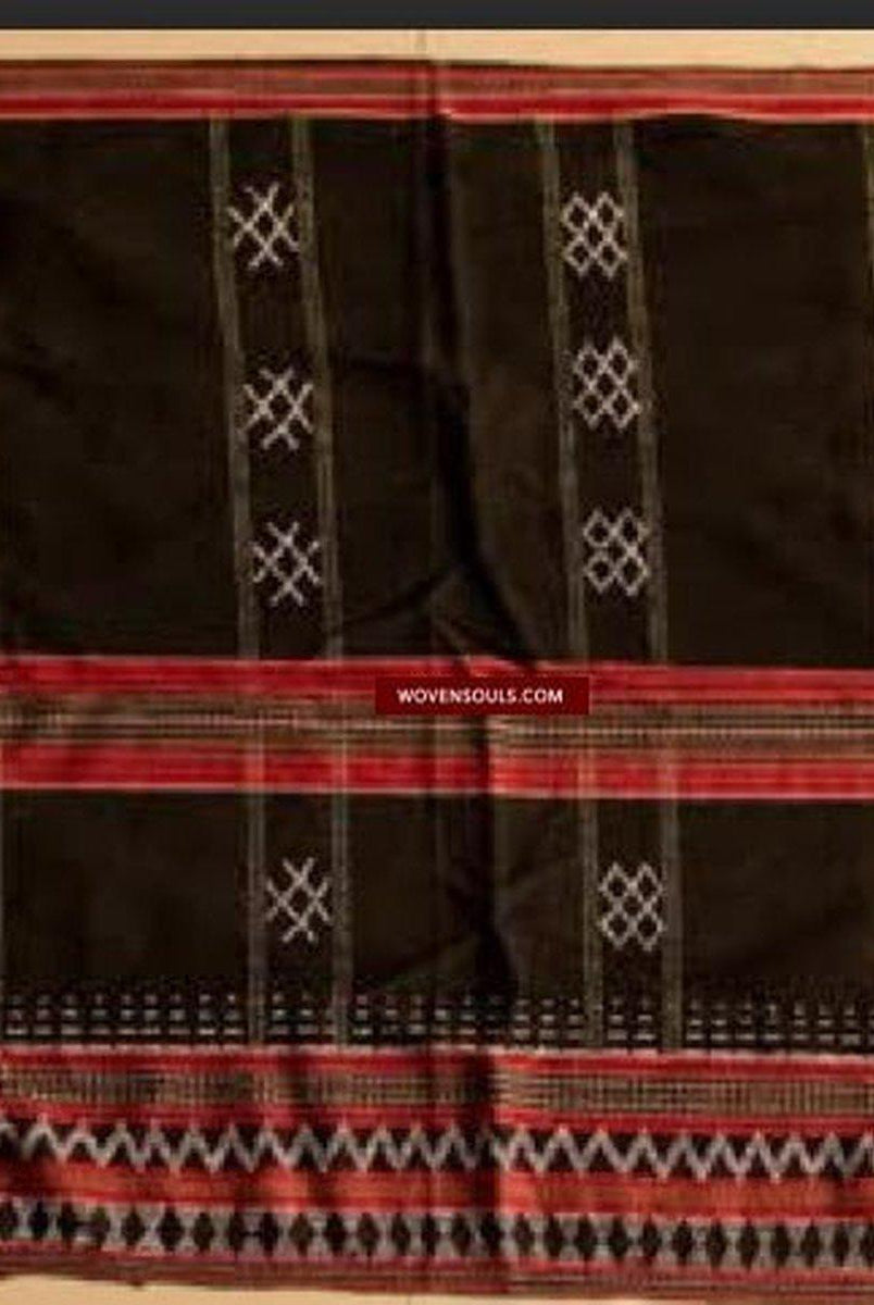 SOLD Vintage Textile - Vietnam Sapa Tribal Skirt Beaded Weaving-WOVENSOULS-Antique-Vintage-Textiles-Art-Decor