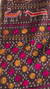 1674 SOLD Rare Sainchi Phulkari Embroidery  Textile