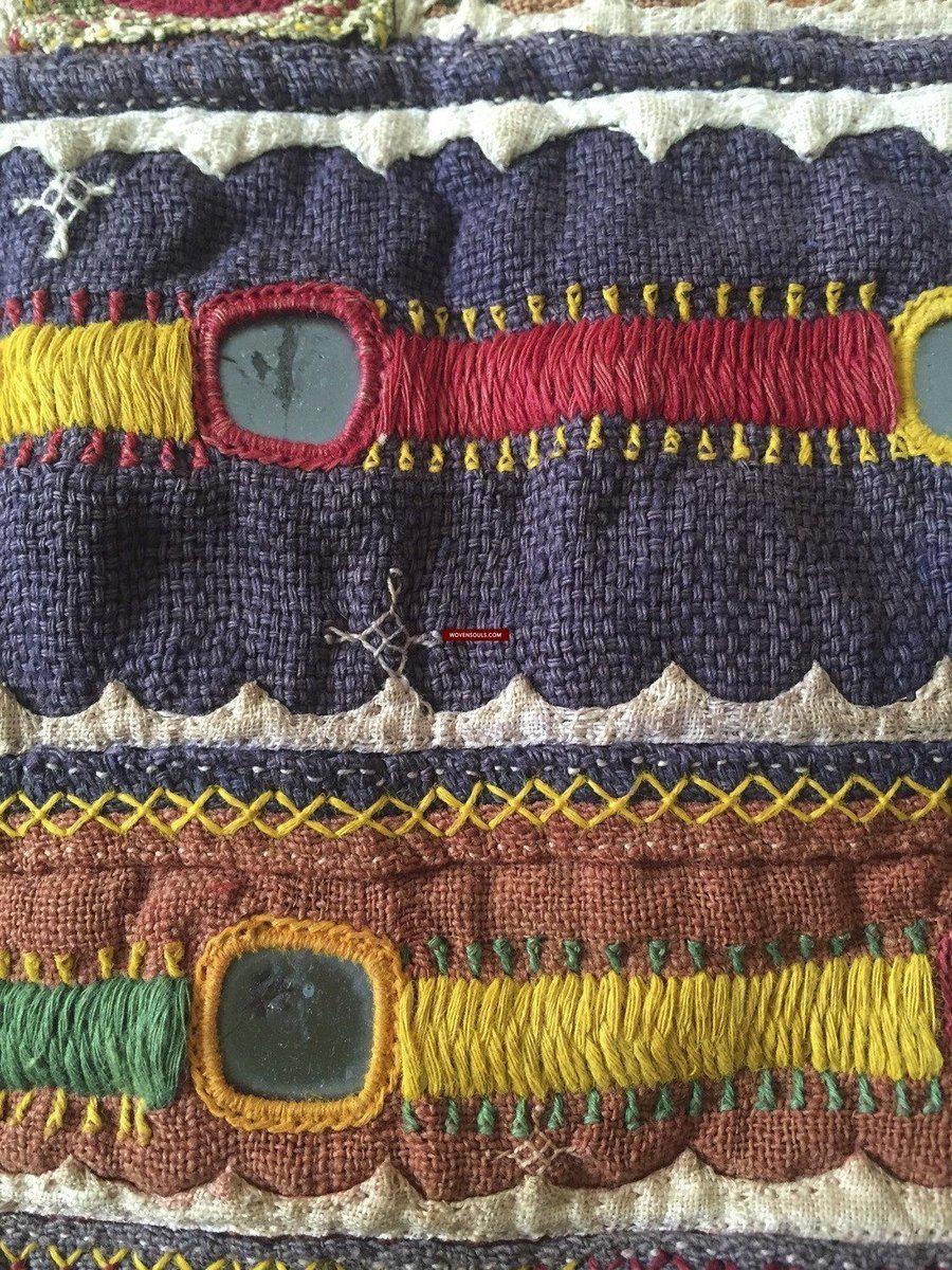 1035 SOLD Superb Antique Banjara Chaakla Wall Decor-WOVENSOULS-Antique-Vintage-Textiles-Art-Decor