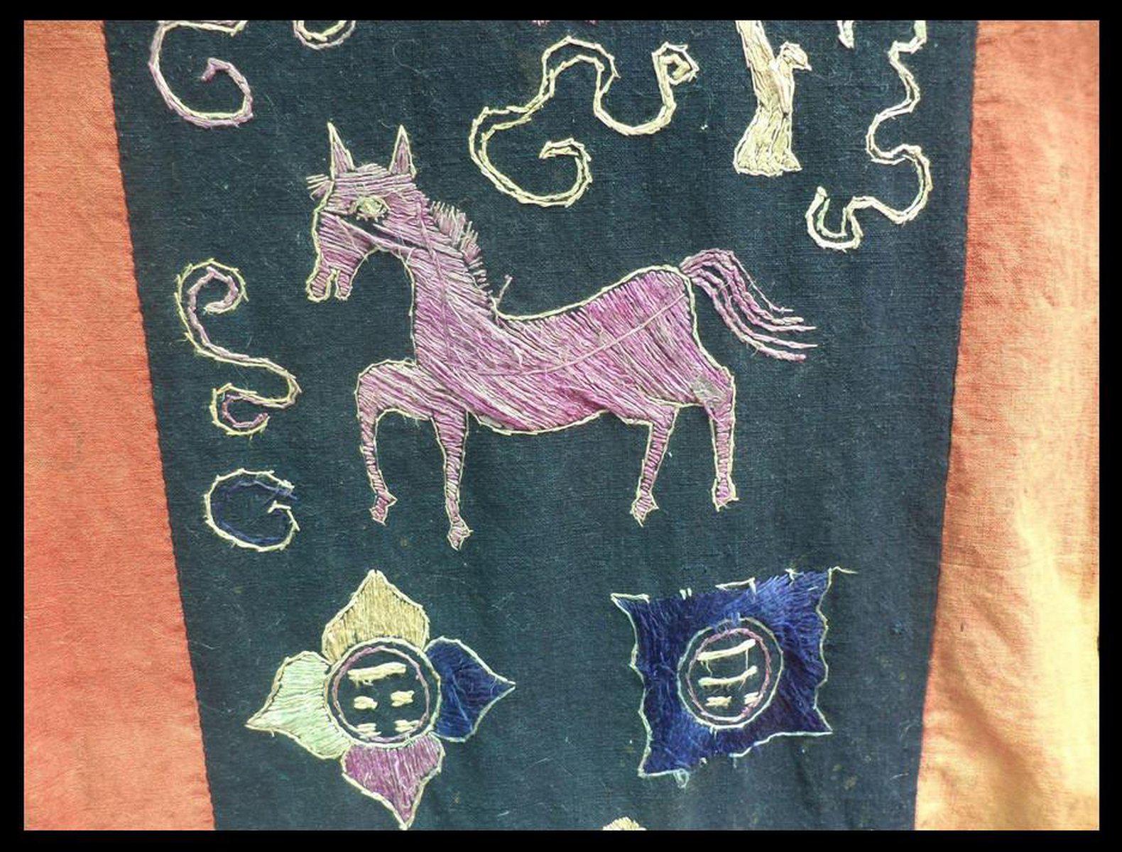 1056 Dragon Robe for Yao Shaman-WOVENSOULS-Antique-Vintage-Textiles-Art-Decor